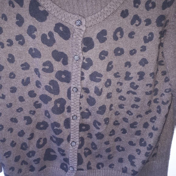 American Eagle Cheetah Print Cardian Sz XXL - Picture 2 of 8
